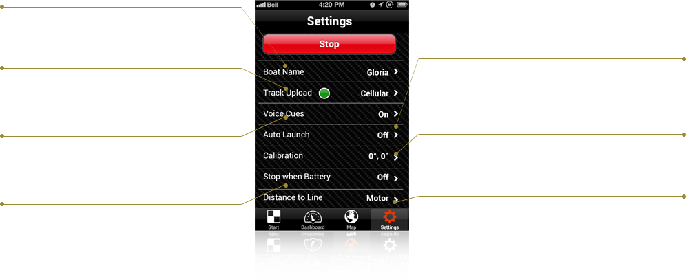 APP TUTORIAL: SETTINGS SCREEN